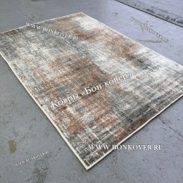 Бельгийский ковер из артшелка дизайн 106 Разноцветный